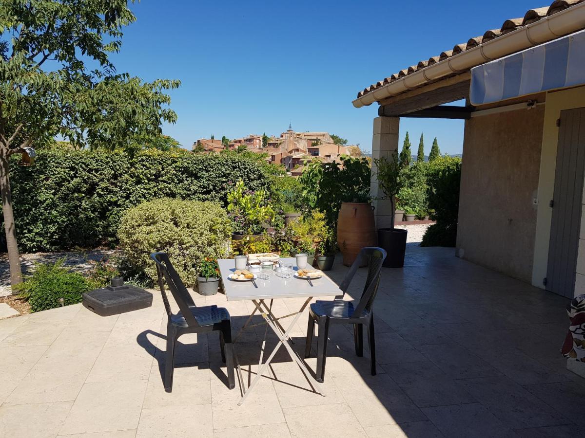 Chambre Du Sentier Des Ocres Roussillon  Bagian luar foto
